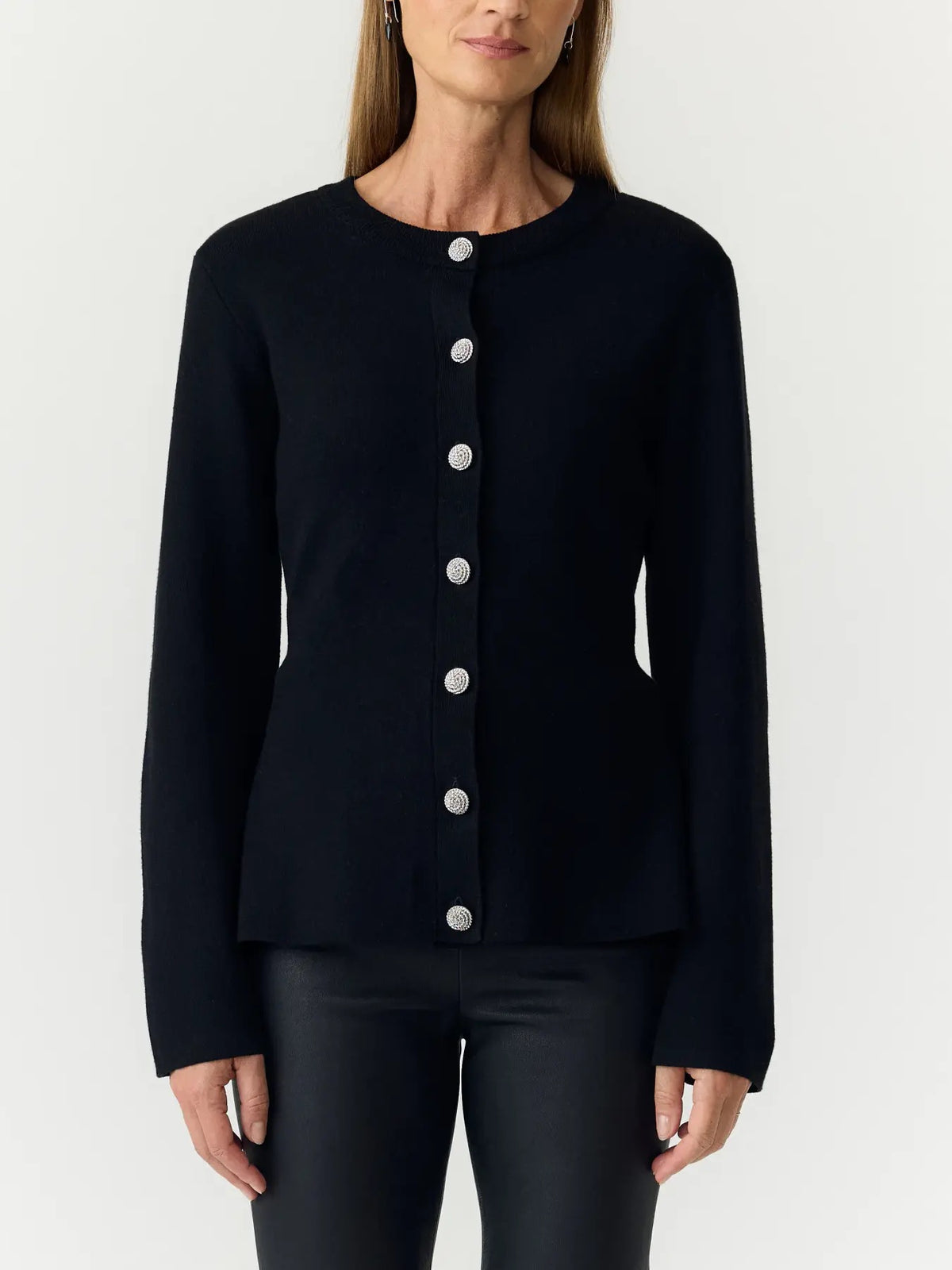 YAS Yaspimi Peplum Knit Cardigan