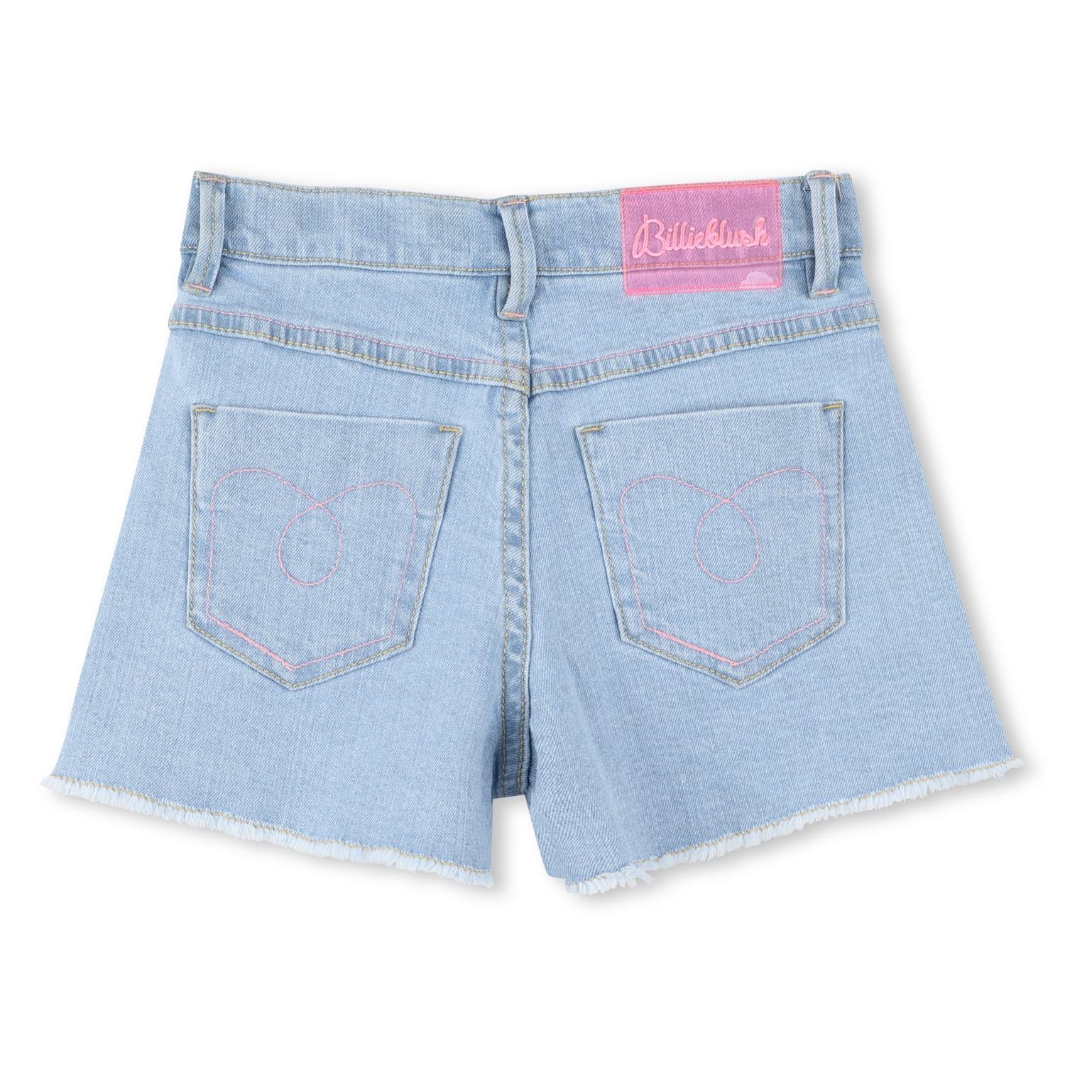 BILLIEBLUSH Shorts m/paljetter Lyseblå