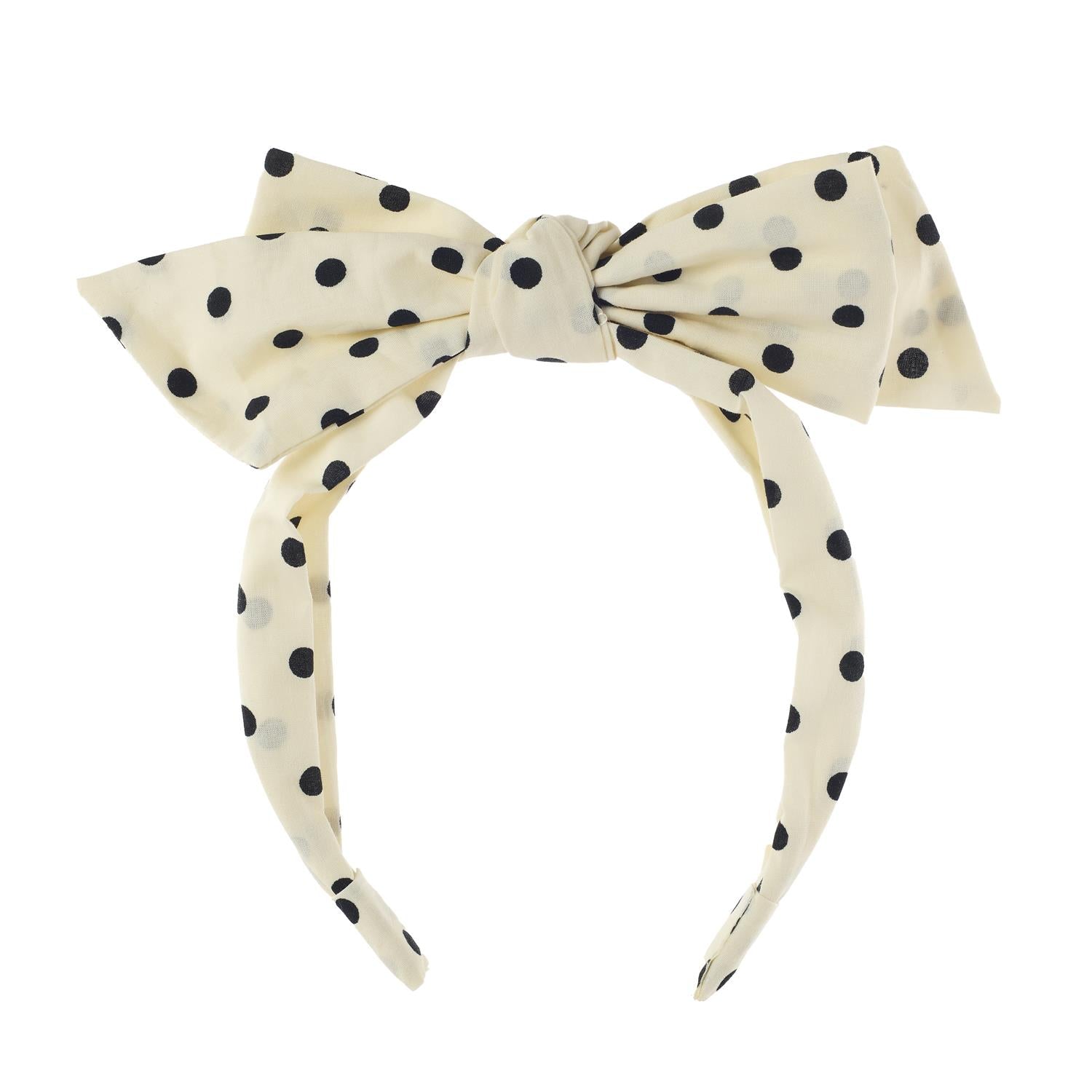 ROCKAHULA Kids Polka Dot Double Bow Headband - Farmor Ingvarda