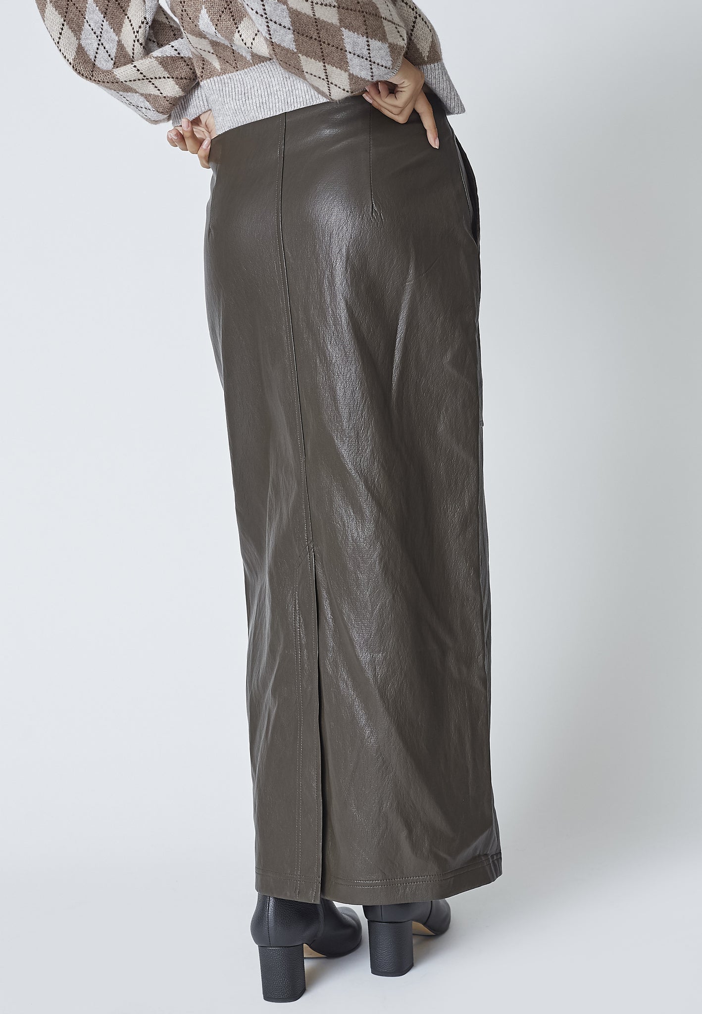 CO´ COUTURE Gitt Floor Skirt Dark Brown