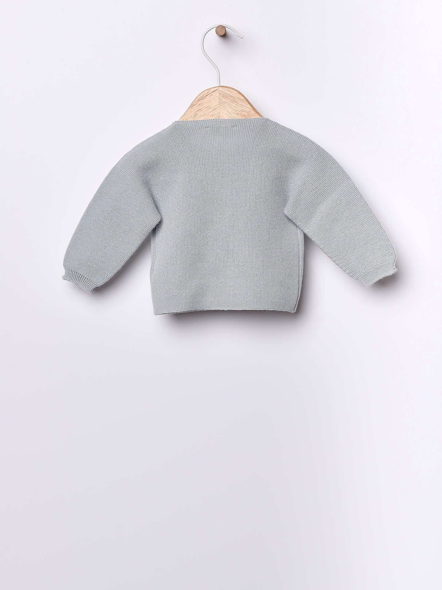 WEDOBLE Strikket Babyjakke,Ull Mintblå