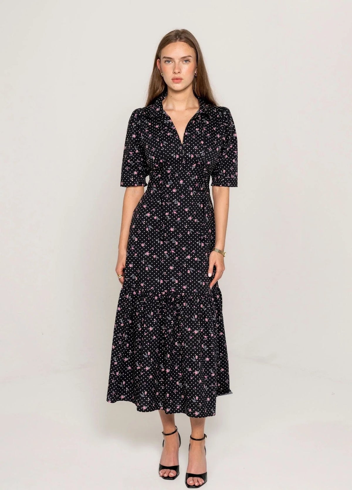 MISSMAYA Agatha Dress Polka Bloom