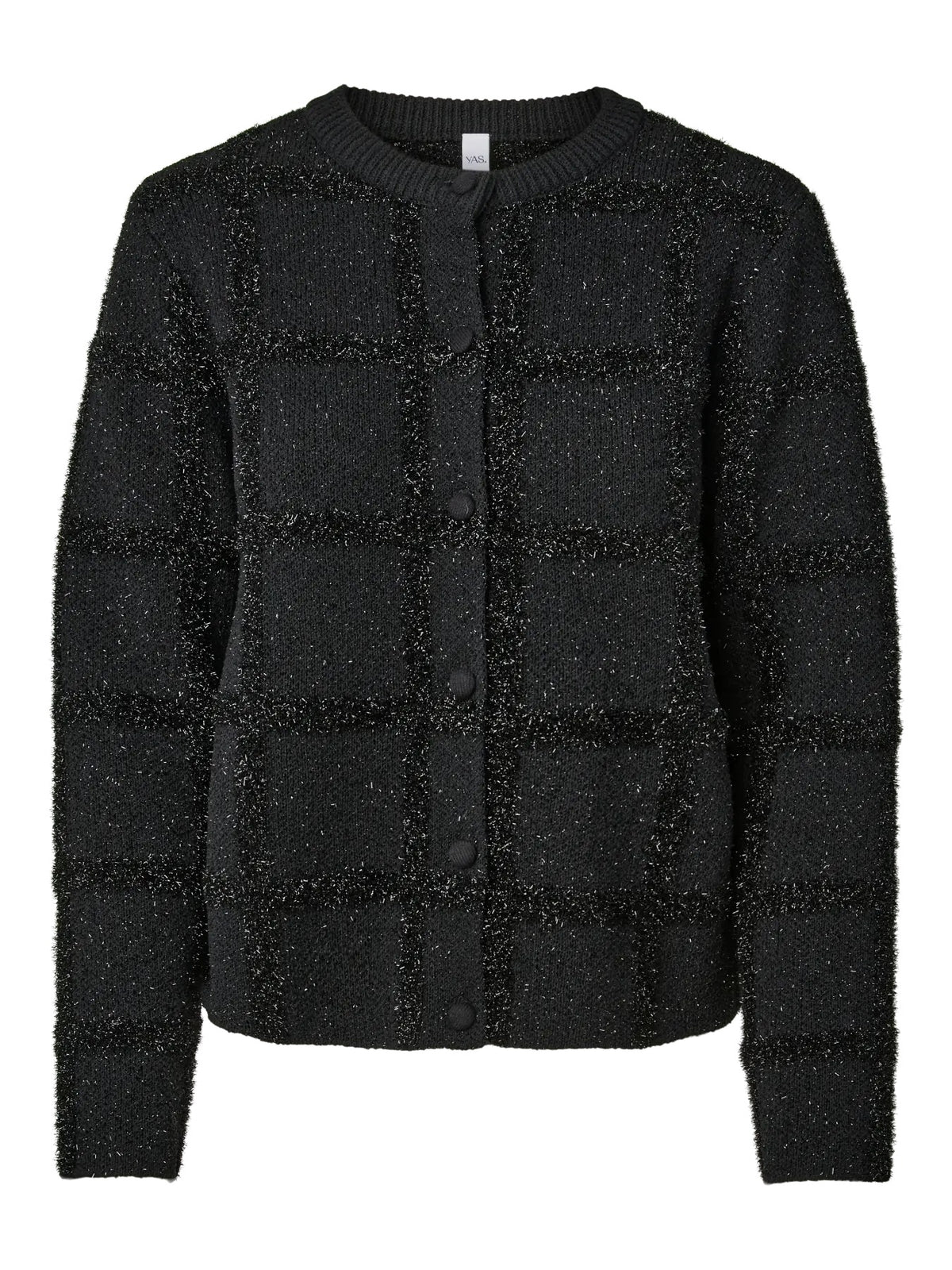 YAS Yascasti Lurex Knit Cardigan