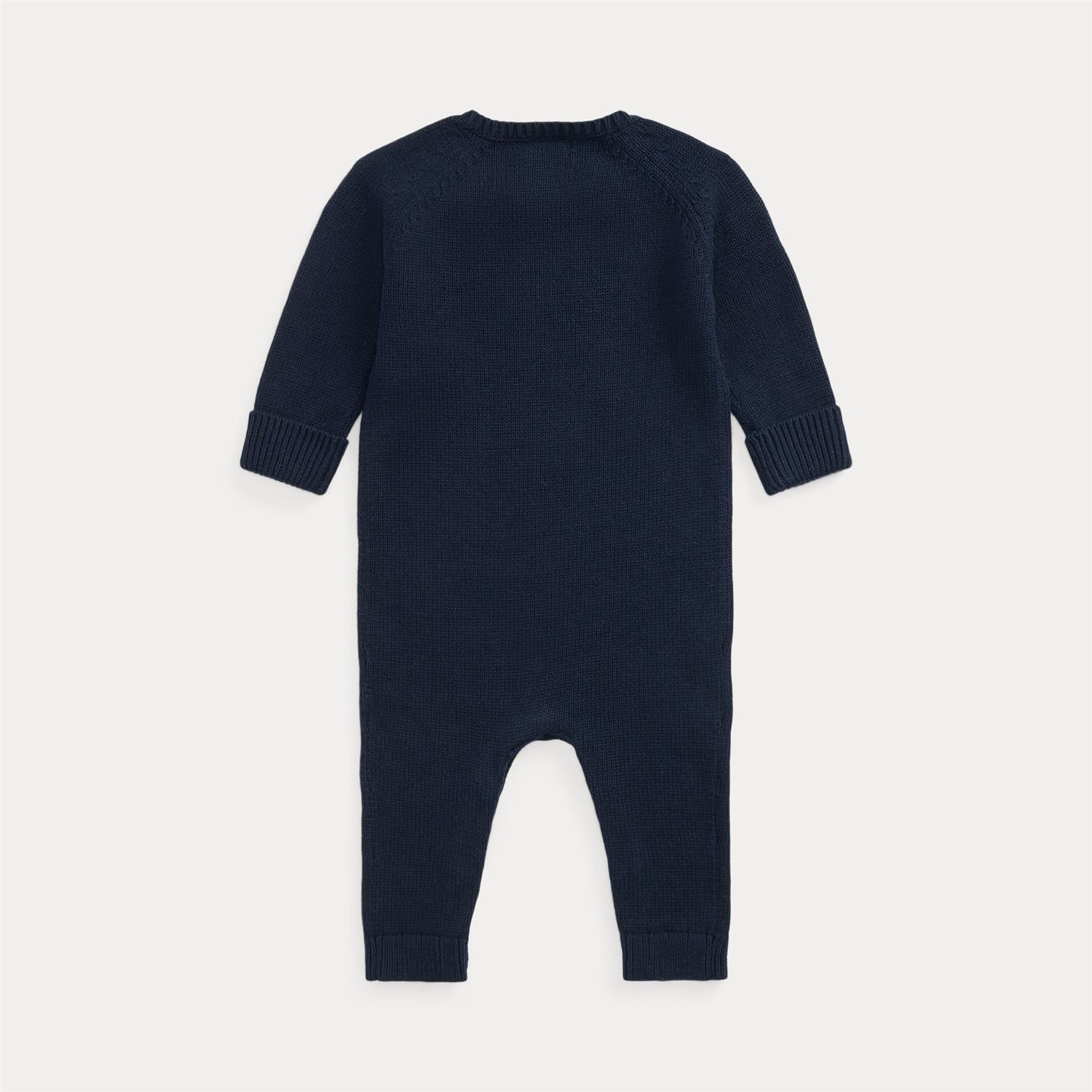 RALPH LAUREN Baby 0-24mnd. Flag Coverall Mørkeblå