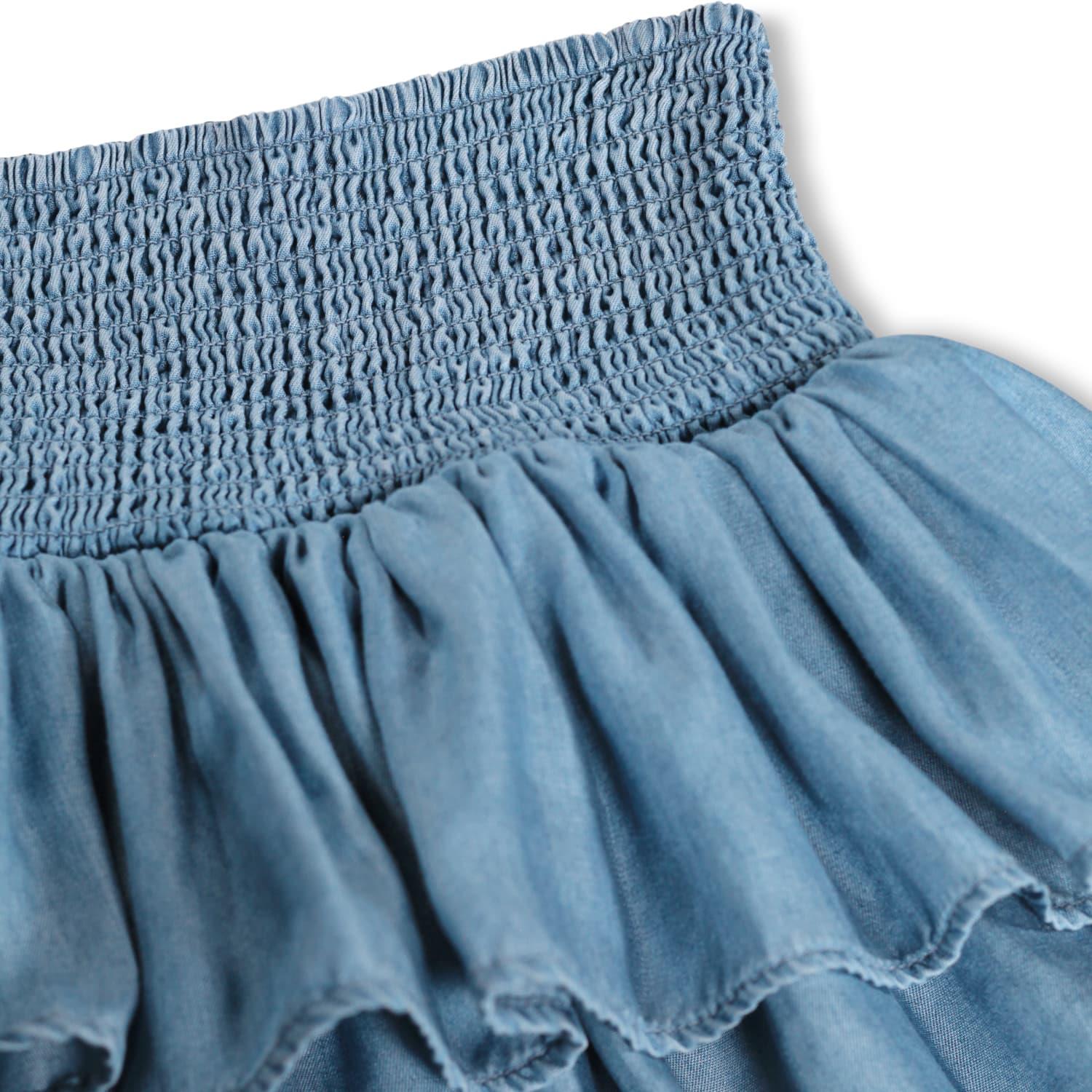 MOLO 4-12ÅR Bonita Dongeriskjørt - Farmor Ingvarda