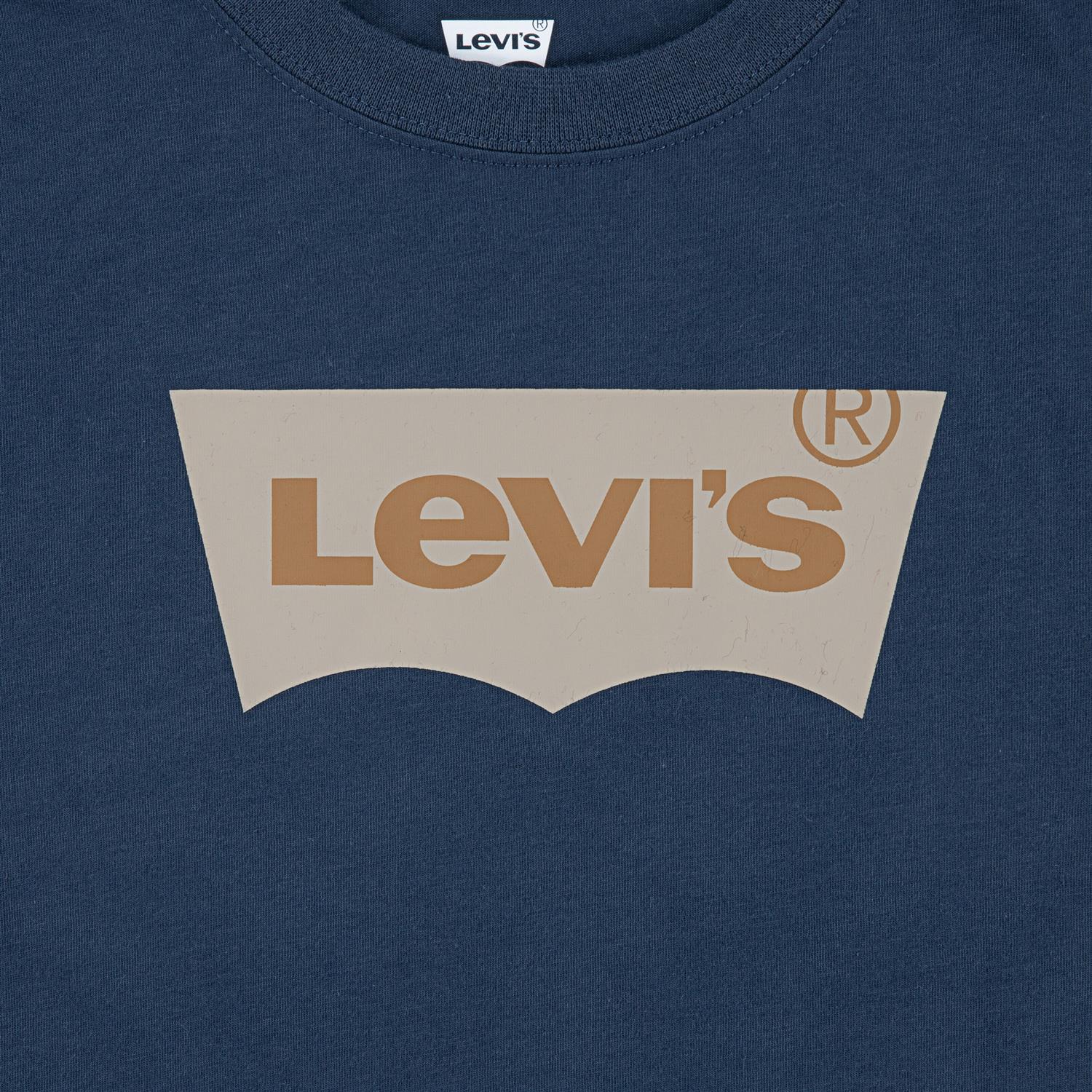 LEVIS T-skjorte Batwing Blå