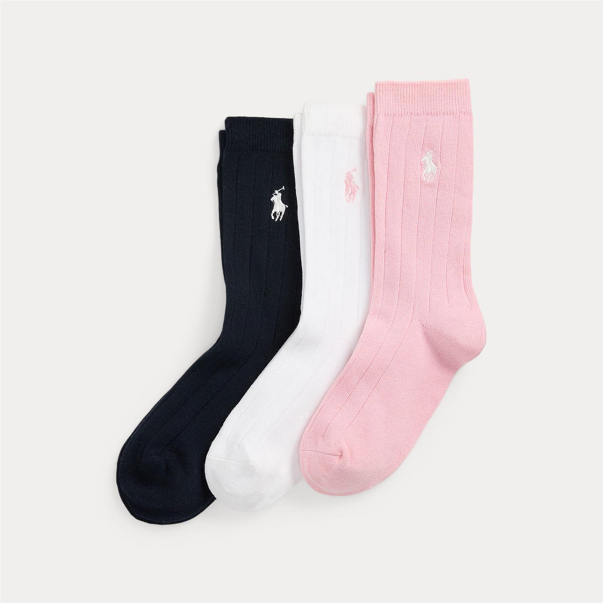 RALPH LAUREN 8-16År 3.pk Sokker