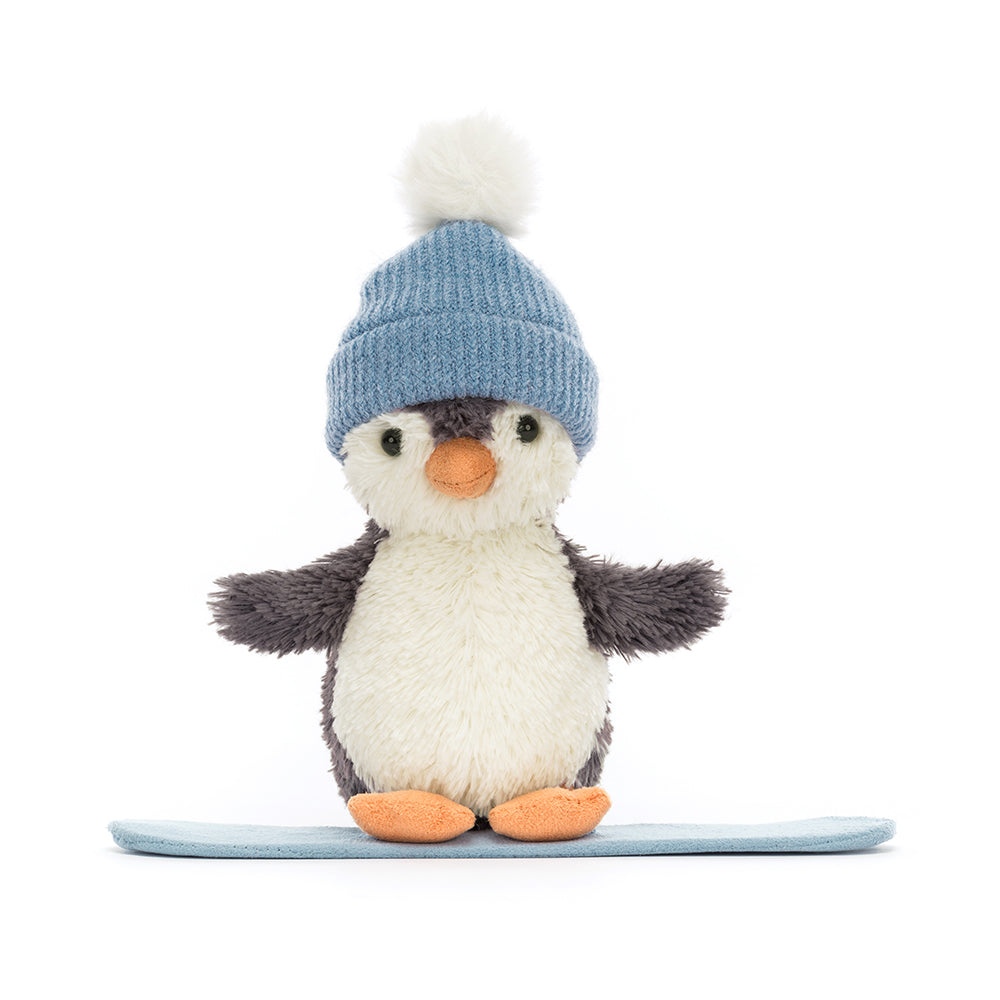 JELLYCAT Peanut Penguin Snowboarding