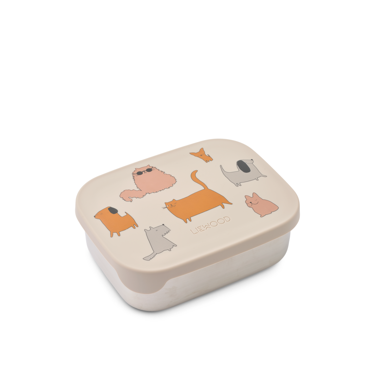 LIEWOOD Arthur Lunchbox,Cats/Dogs Sand