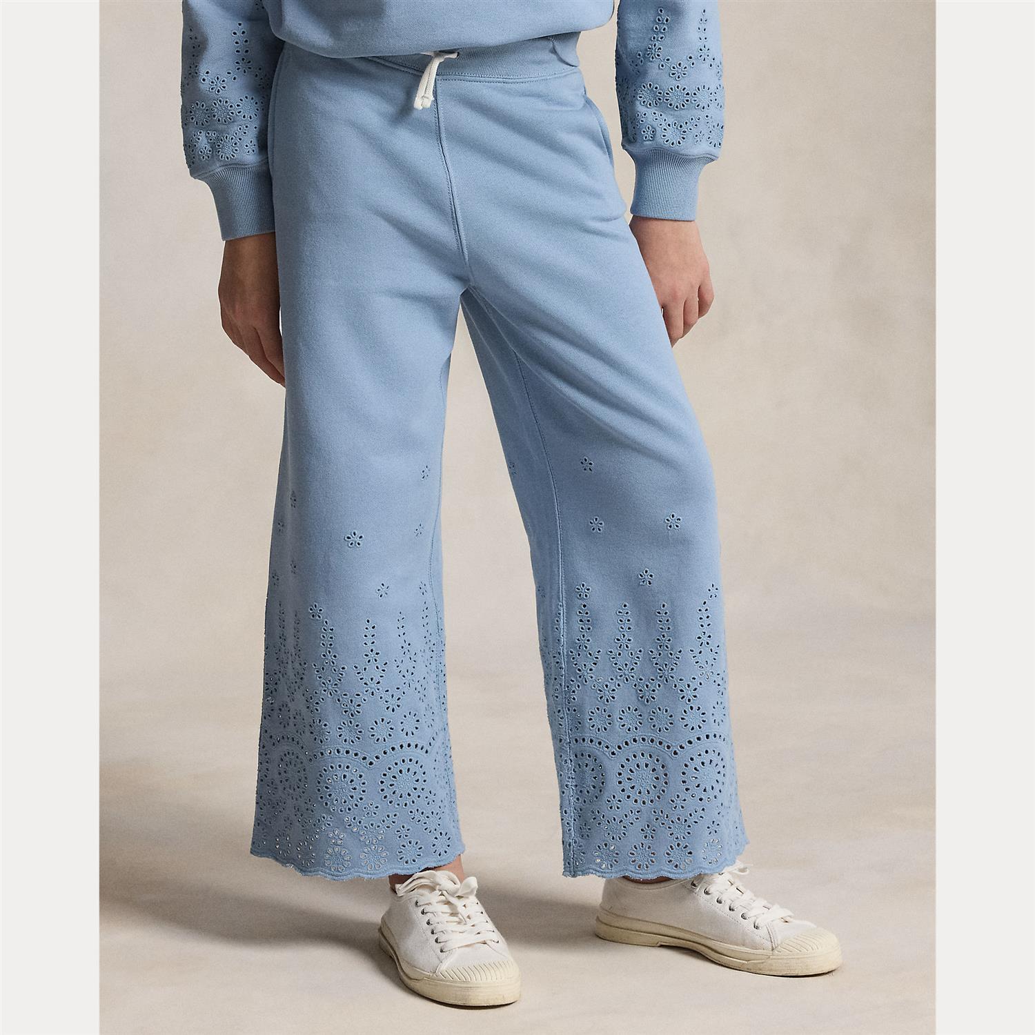 RALPH LAUREN 8-16År Bukse, Jente Mellomblå