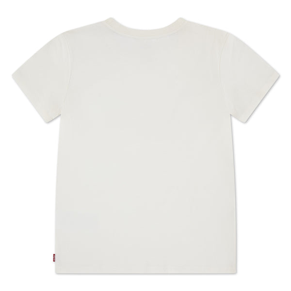 LEVIS 4-14ÅR T-skjorte m/stor logo Kremfarget - Farmor Ingvarda