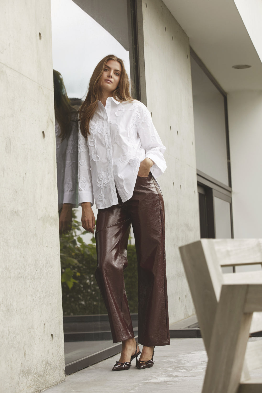 CO´ COUTURE Posy Pant Winered