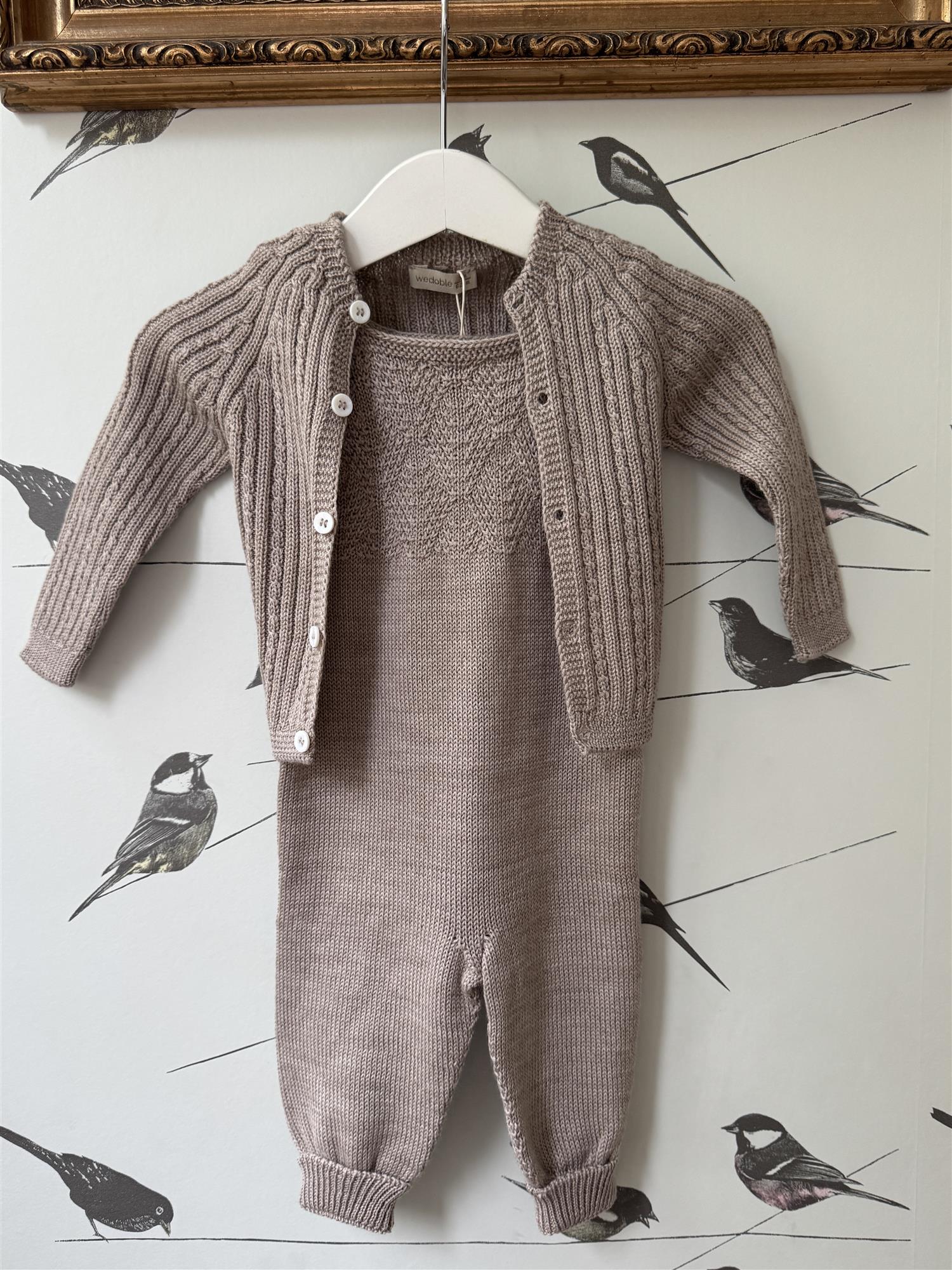 WEDOBLE Strikket Selebukse,Ull Beige
