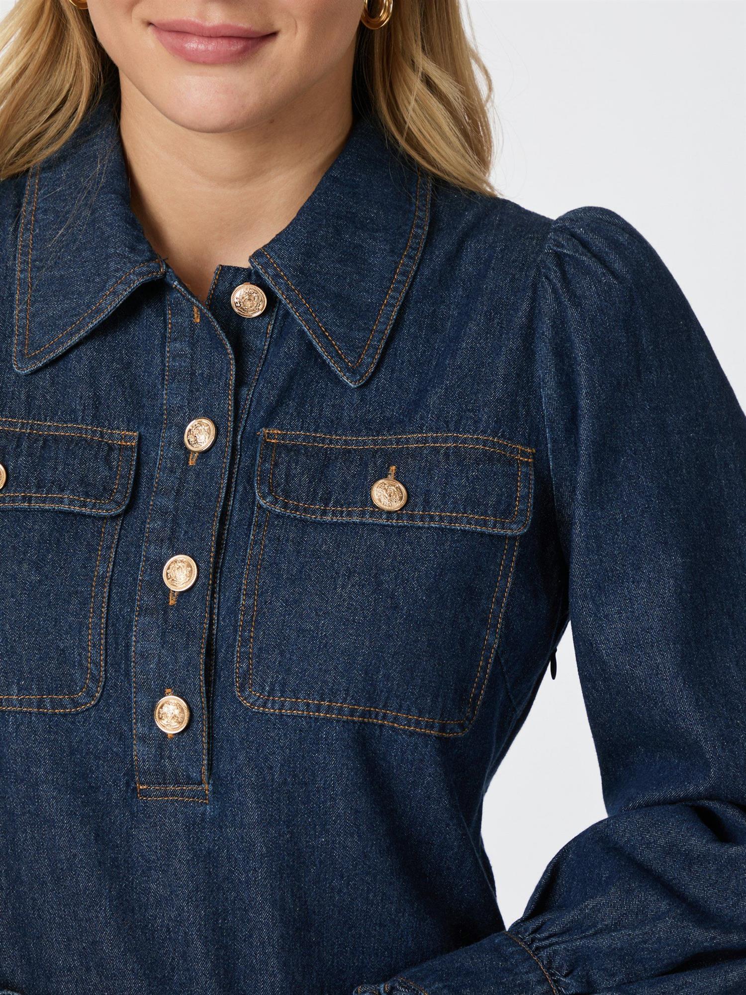 NEO NOIR Nikko Denim Dress