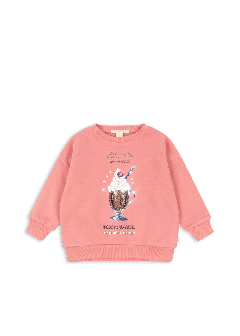KONGES SLØJD Lou Sequin Sweat Fersken