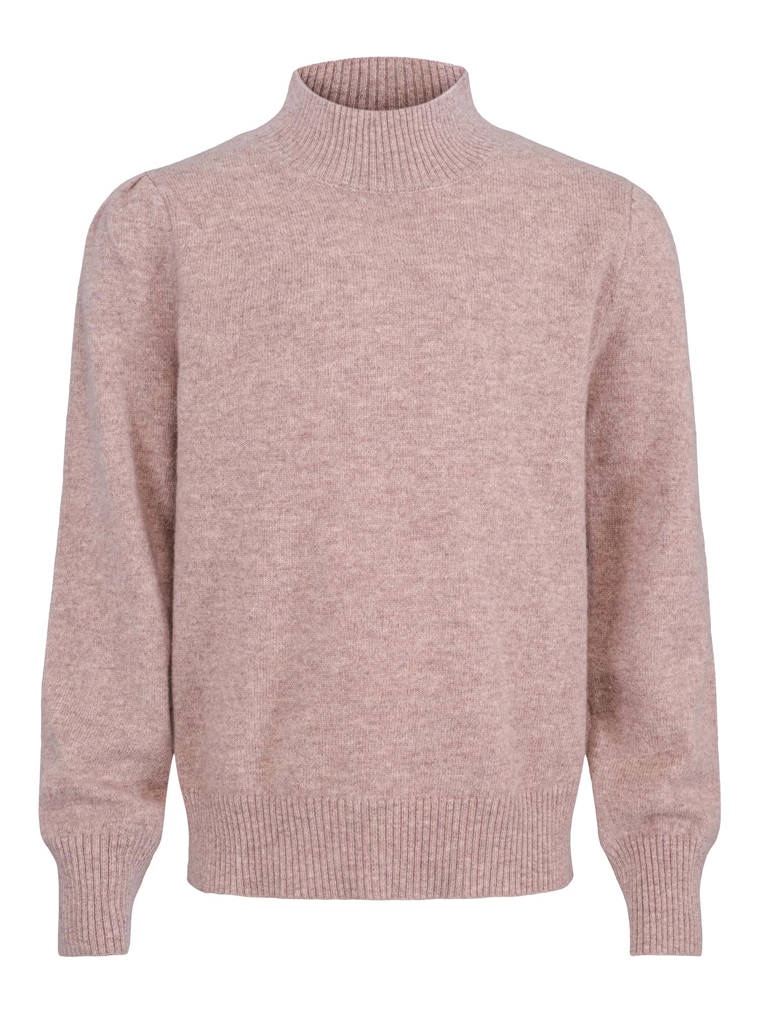 VILJE OG VE Adelyn Strikket Genser,Ull Taupe