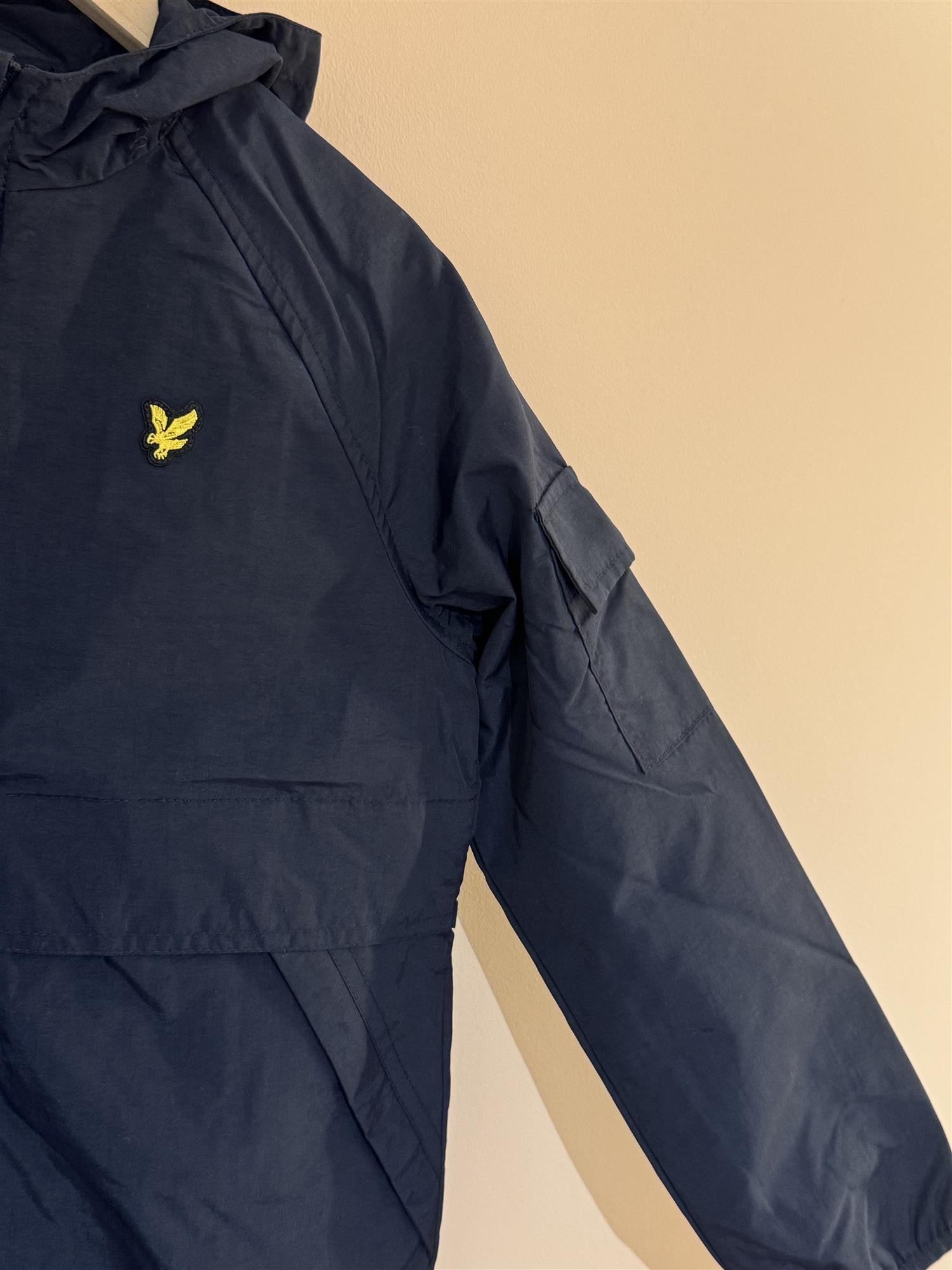 LYLE & SCOTT Hooded Windbreaker Jacket Mørkeblå - Farmor Ingvarda
