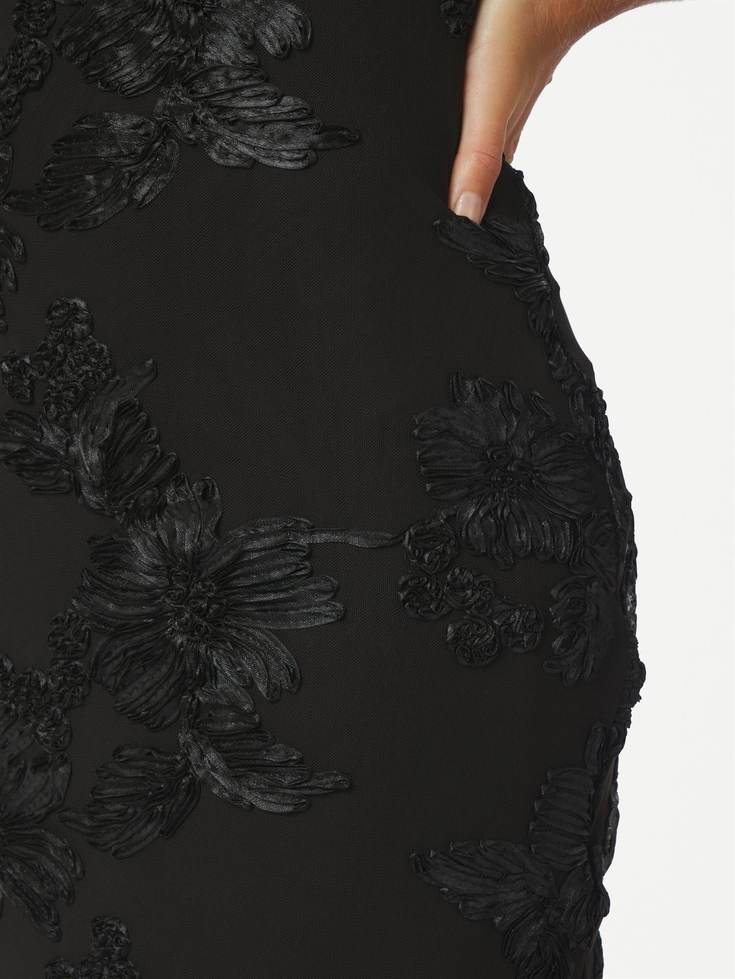 NEO NOIR Tiranna Big Flower Mesh Dress