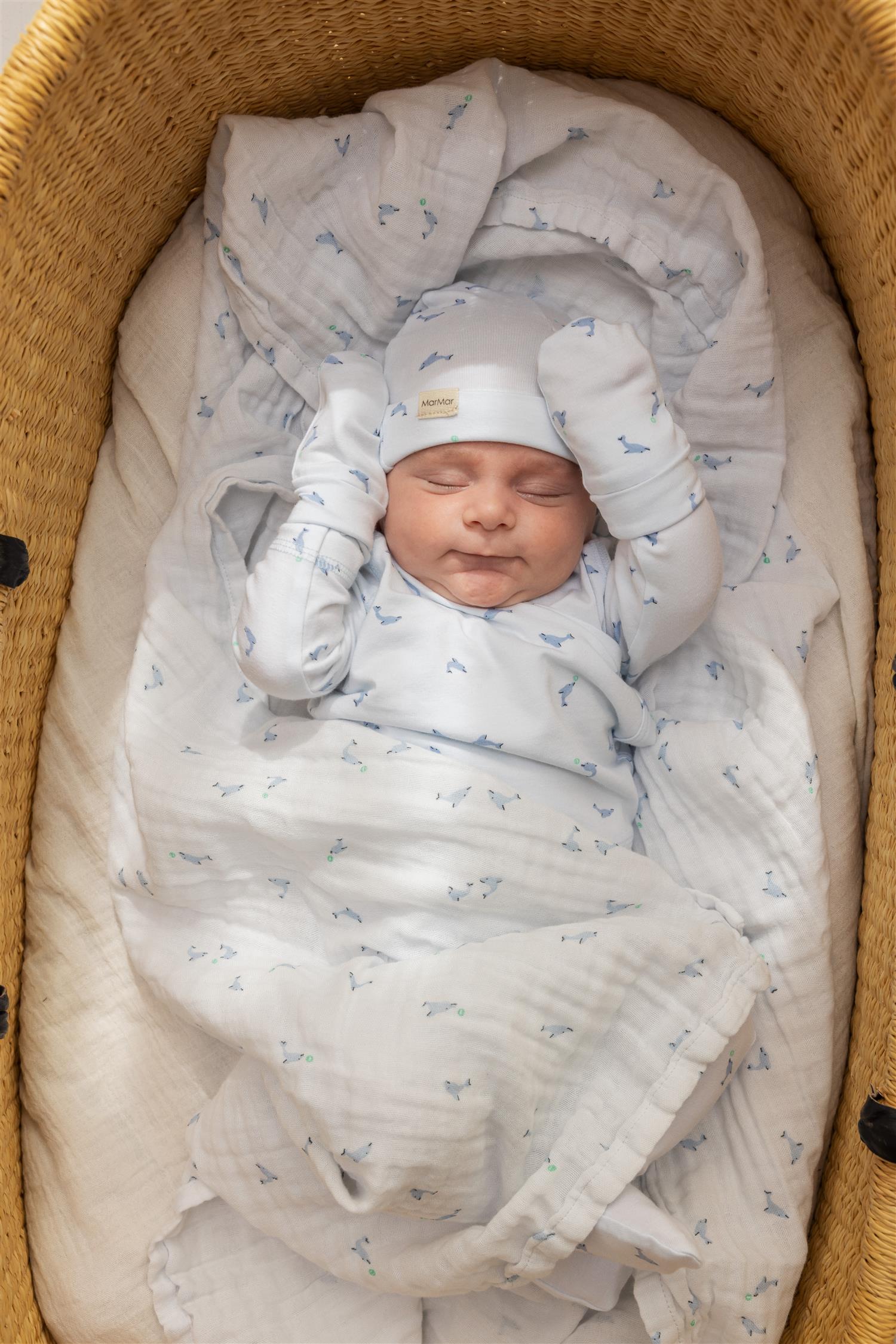 MARMAR COPENHAGEN Belito Body,Newborn,Dolphin Lyseblå