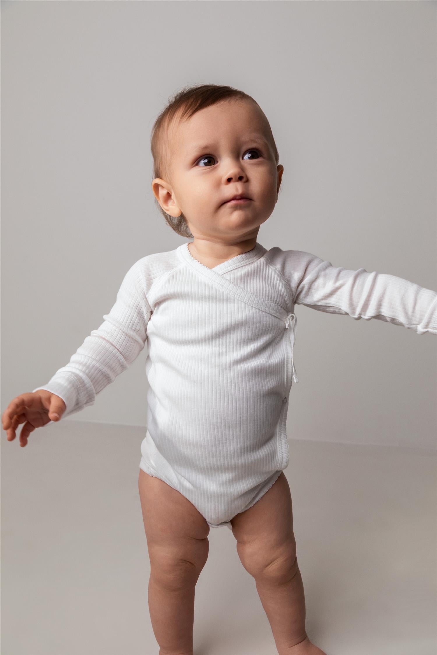 MARMAR COPENHAGEN Body Mini Rib ls,Newborn Hvit