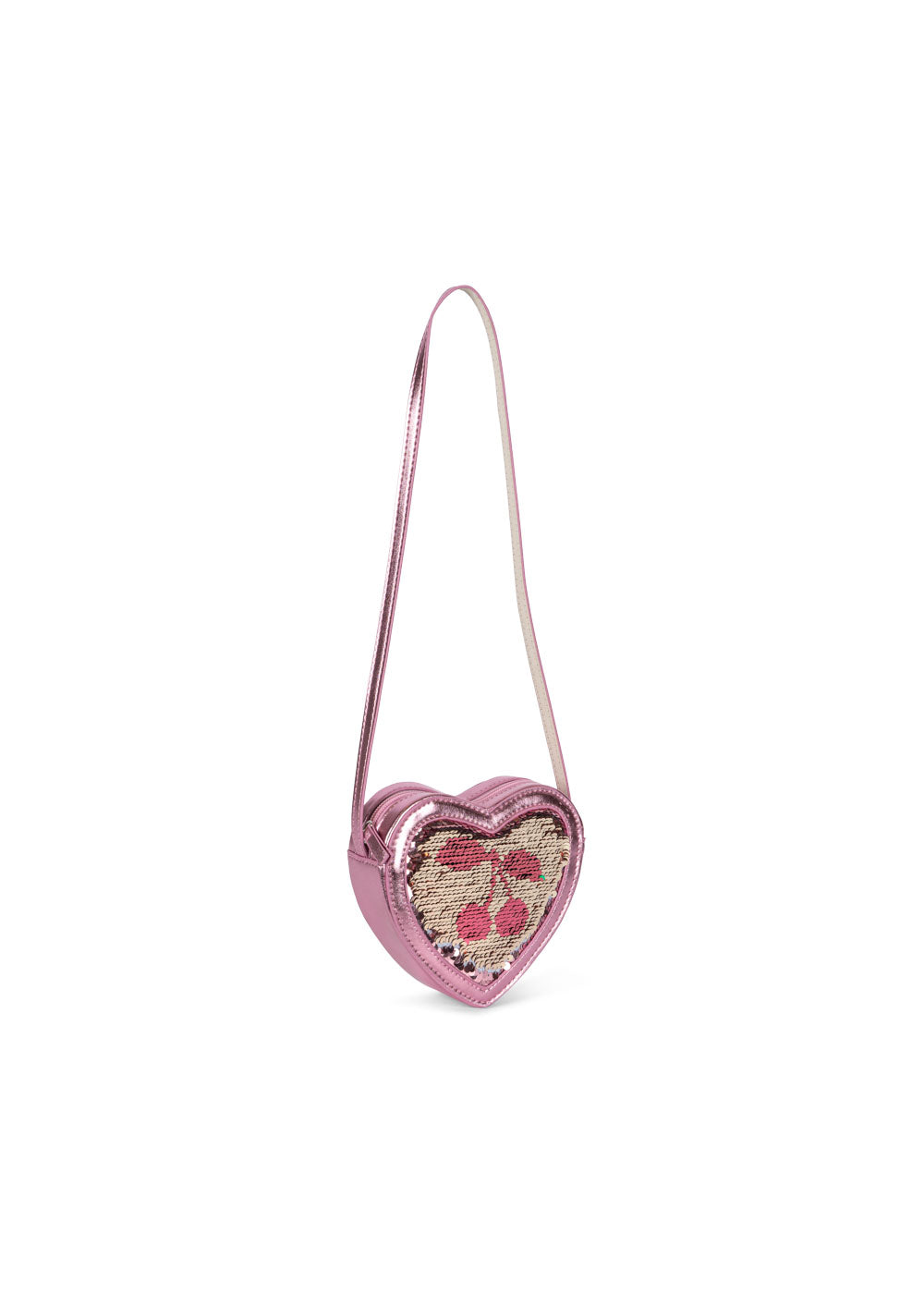 KONGES SLØJD Tut Heart Sequin Bag Rosa