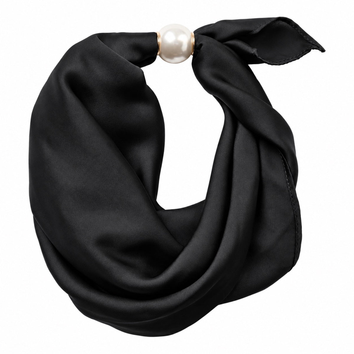 CO´ COUTURE Pearl Scarf Pearl Black