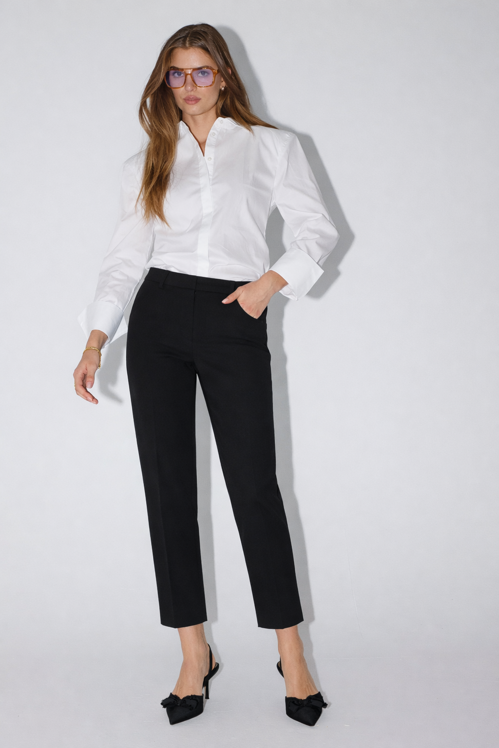 RUE de FEMME Olana Regular Pants Black Sort - Farmor Ingvarda