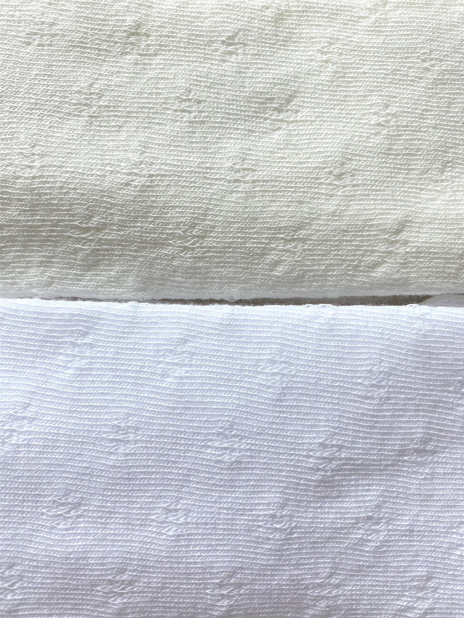 MP Str. bukse m/ blondemønster,hvit Hvit