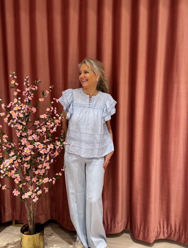 ATELIER RÊVE Irleono Pants Lysblå