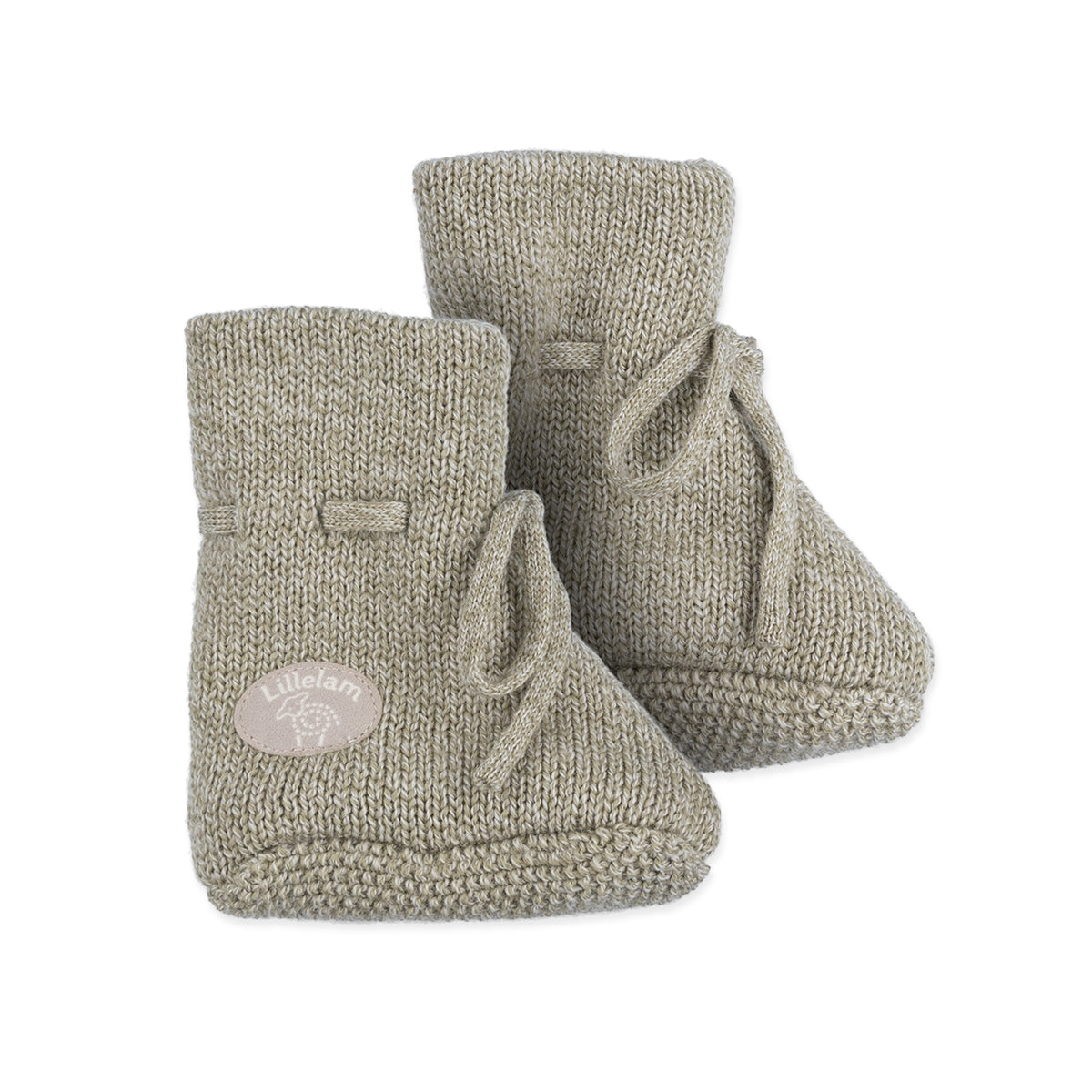 LILLELAM Babytøfler Classic Lys Mose