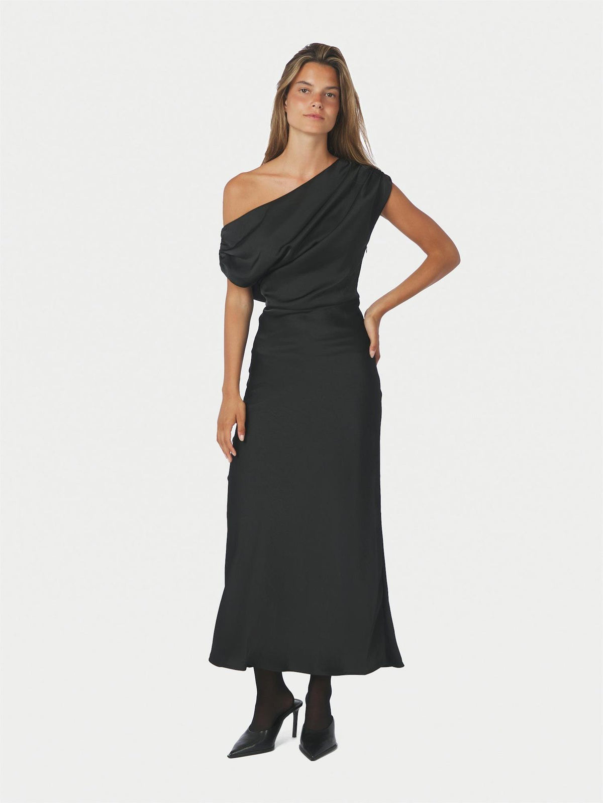NEO NOIR Lilith heavy sateen dress