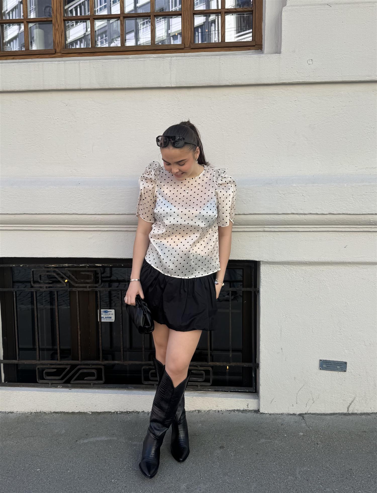 CO´ COUTURE Dilan Dot SS Blouse
