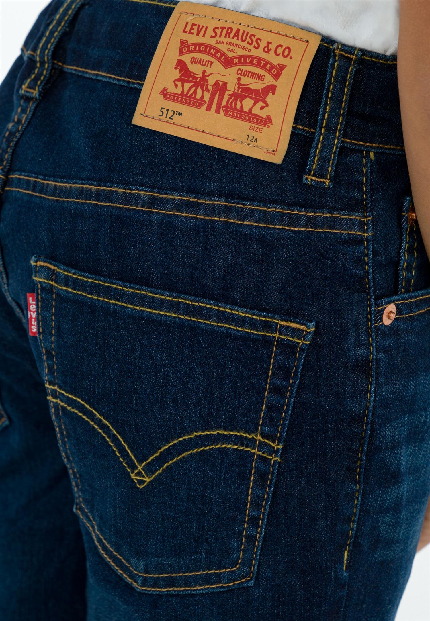 LEVIS 4-14ÅR 512 Slim taper Blå