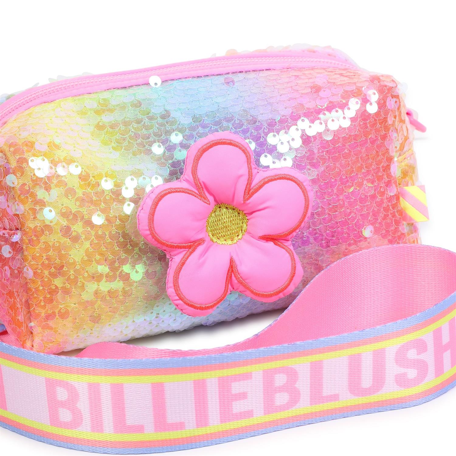 BILLIEBLUSH Veske m/ paljetter Rosa