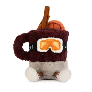 Myk JELLYCAT Amuseables Mullover Spiced Drink bamse i myk stoff, perfekt som barneleke og kosedyr.