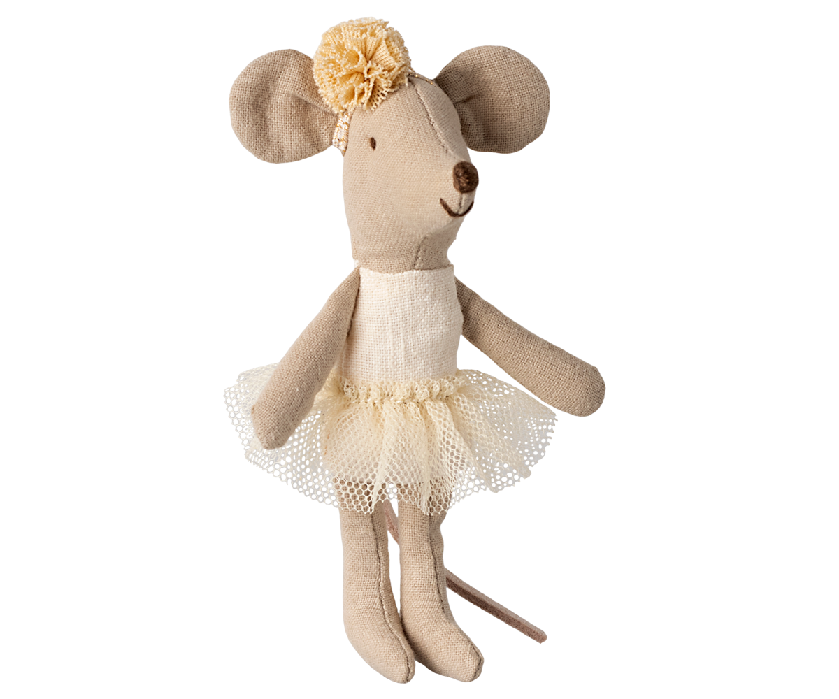 MAILEG Ballerina Mouse,Little sister Offwhite
