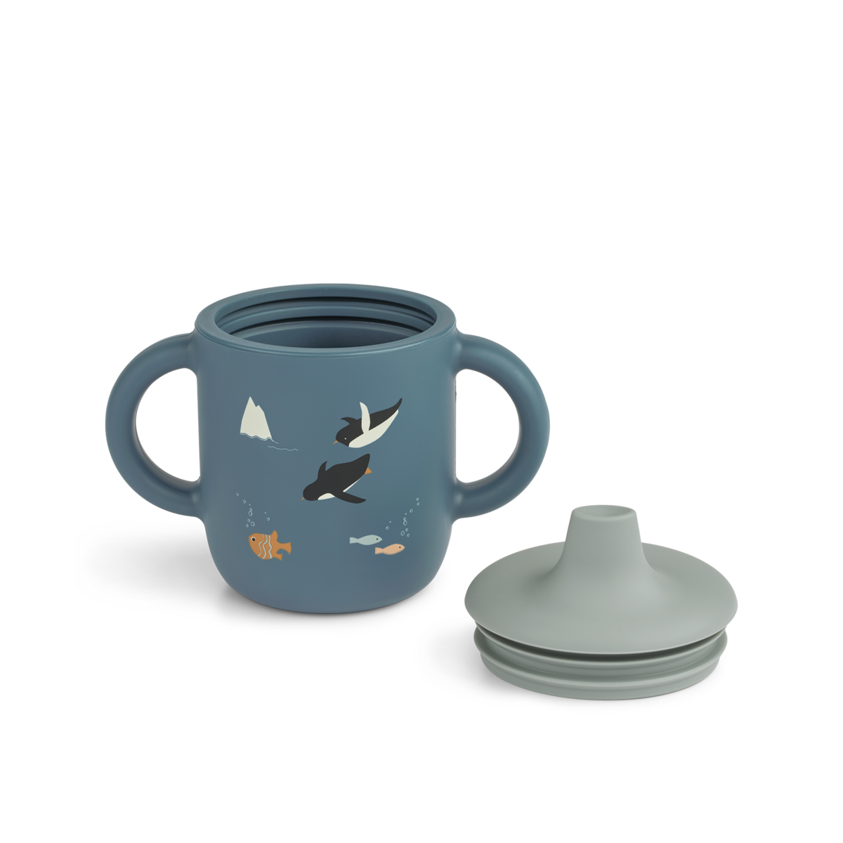 LIEWOOD Neil Sippy Cup,Arctic Sea Petrol