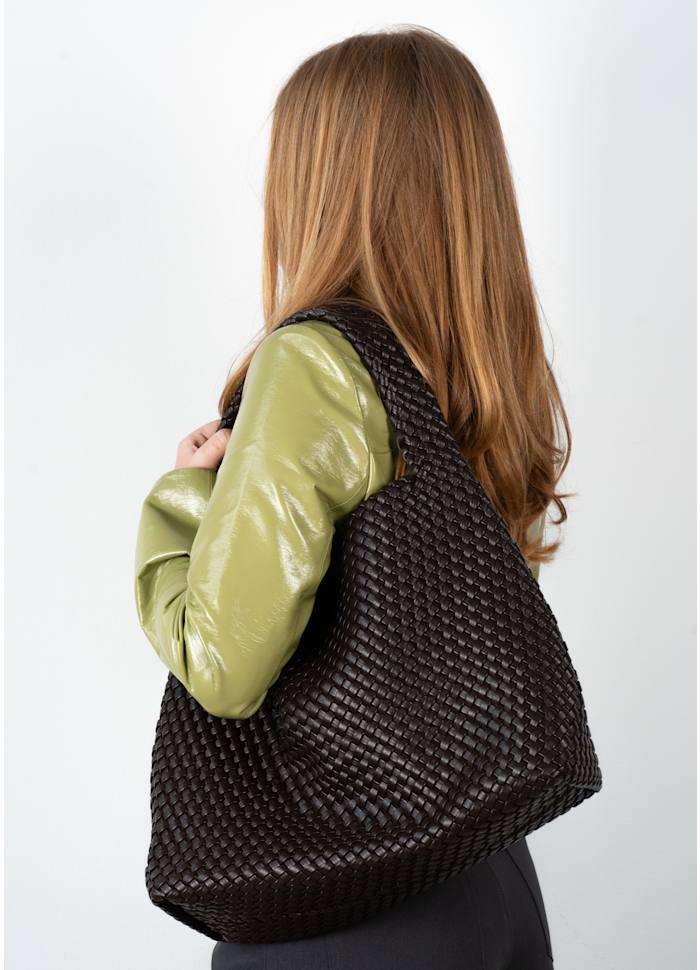 SUI AVA Woven Daily Shopper Brown