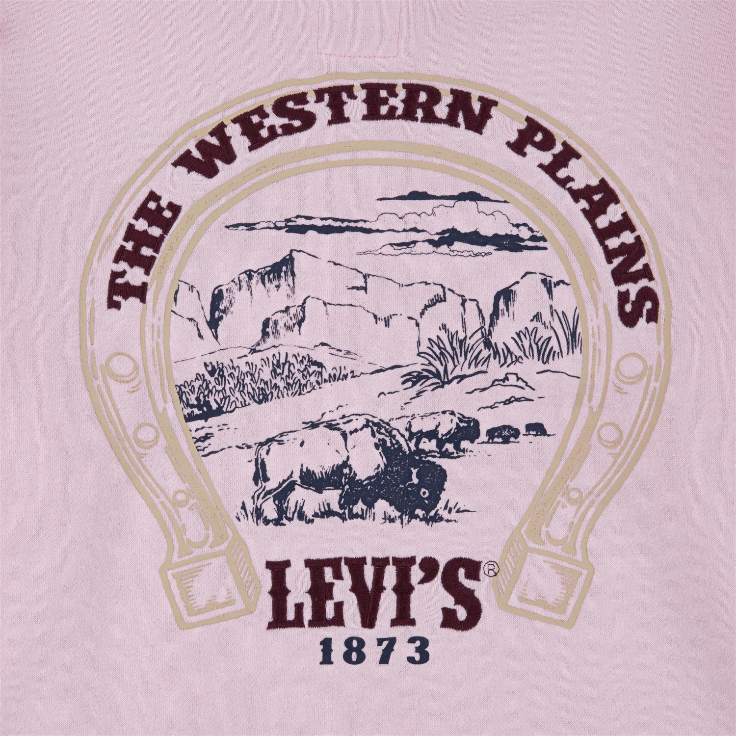 LEVIS Hettegenser m/rysjer Rosa