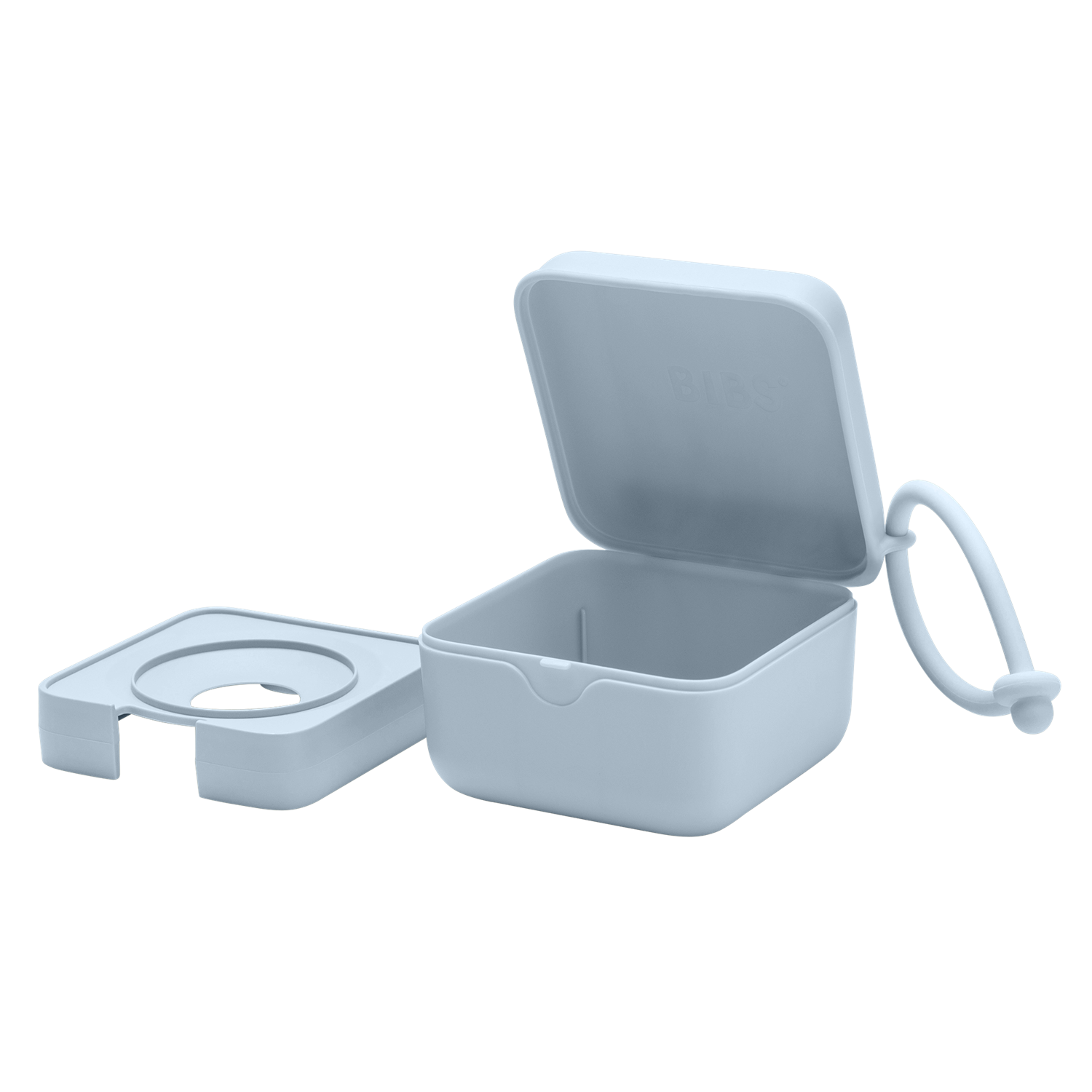 BIBS Pacifier box Lyseblå
