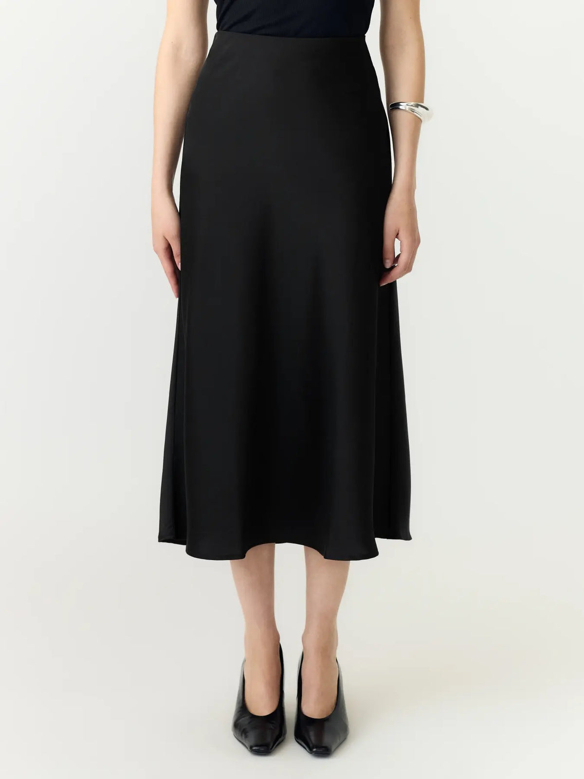 YAS Yaspella Midi Skirt Black