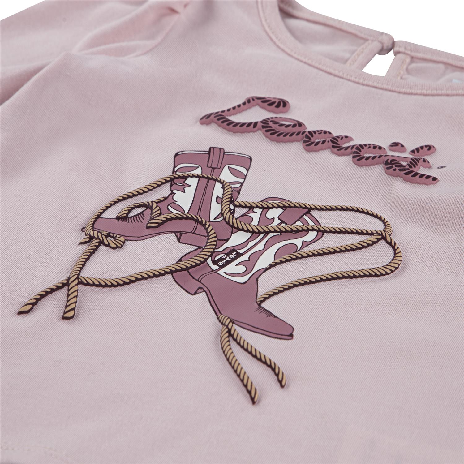 LEVIS 0-3ÅR LS T-Shirt m/rysjer Rosa