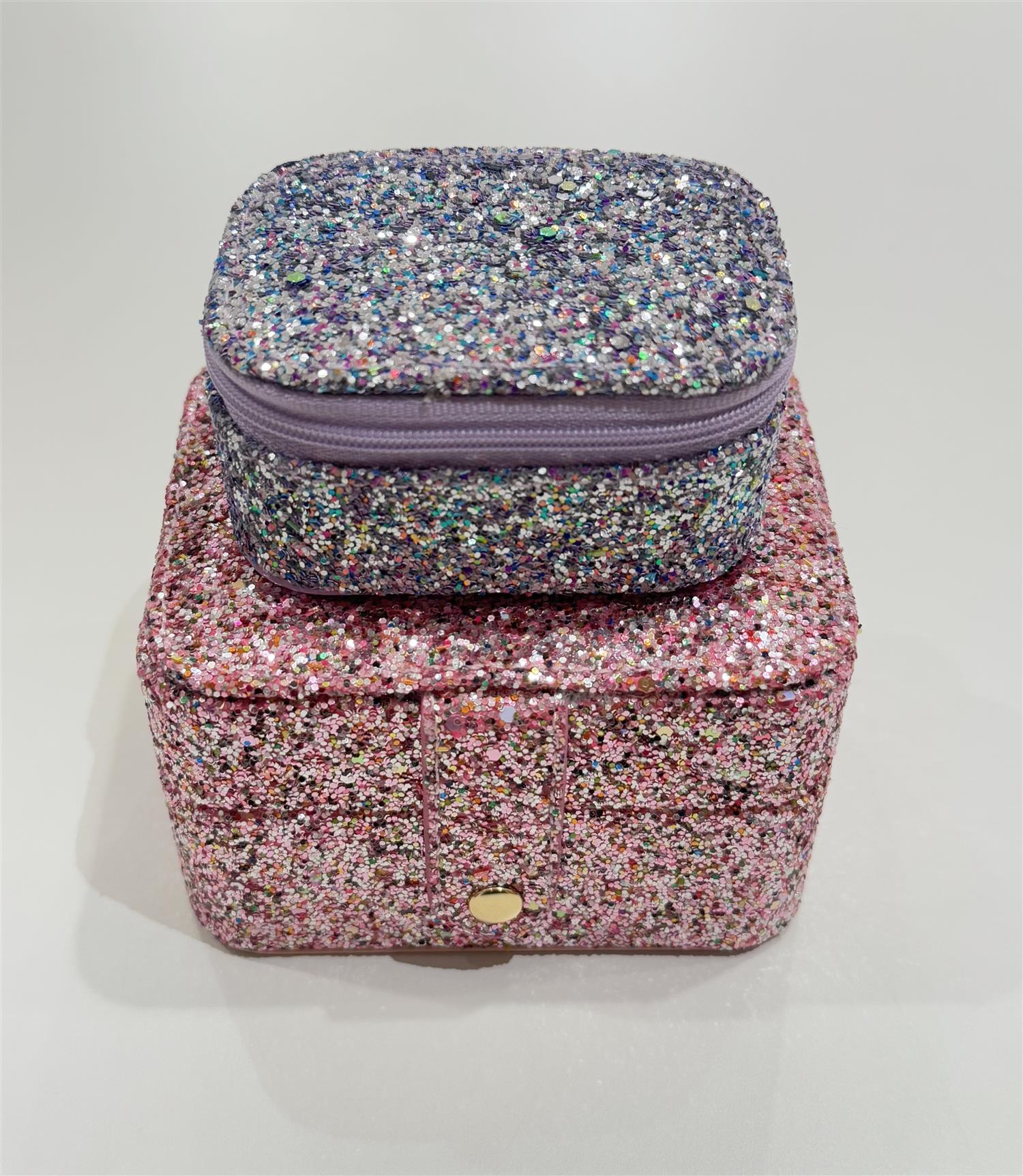 ROCKAHULA Kids Confetti Glitter Jewellery Box Rosa