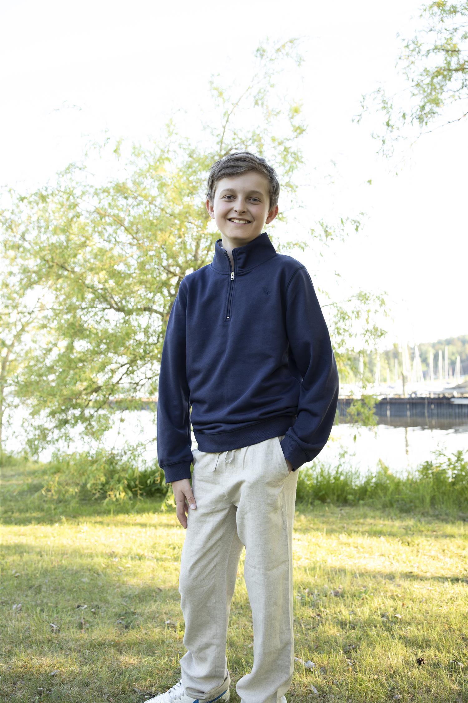 VILJE OG VE Selmer Linen Pant Beige