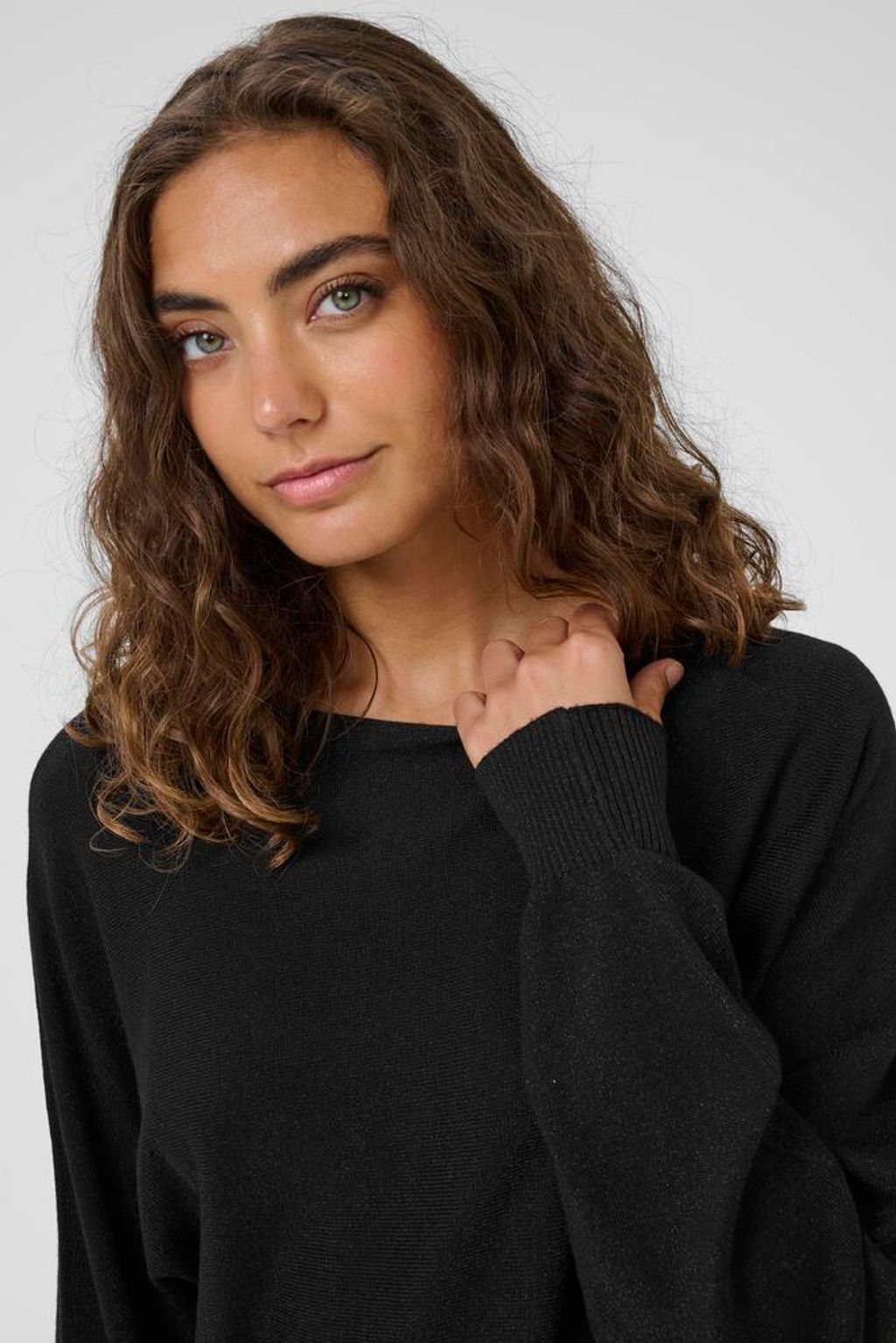 CULTURE Fay Batwing Jumper Black