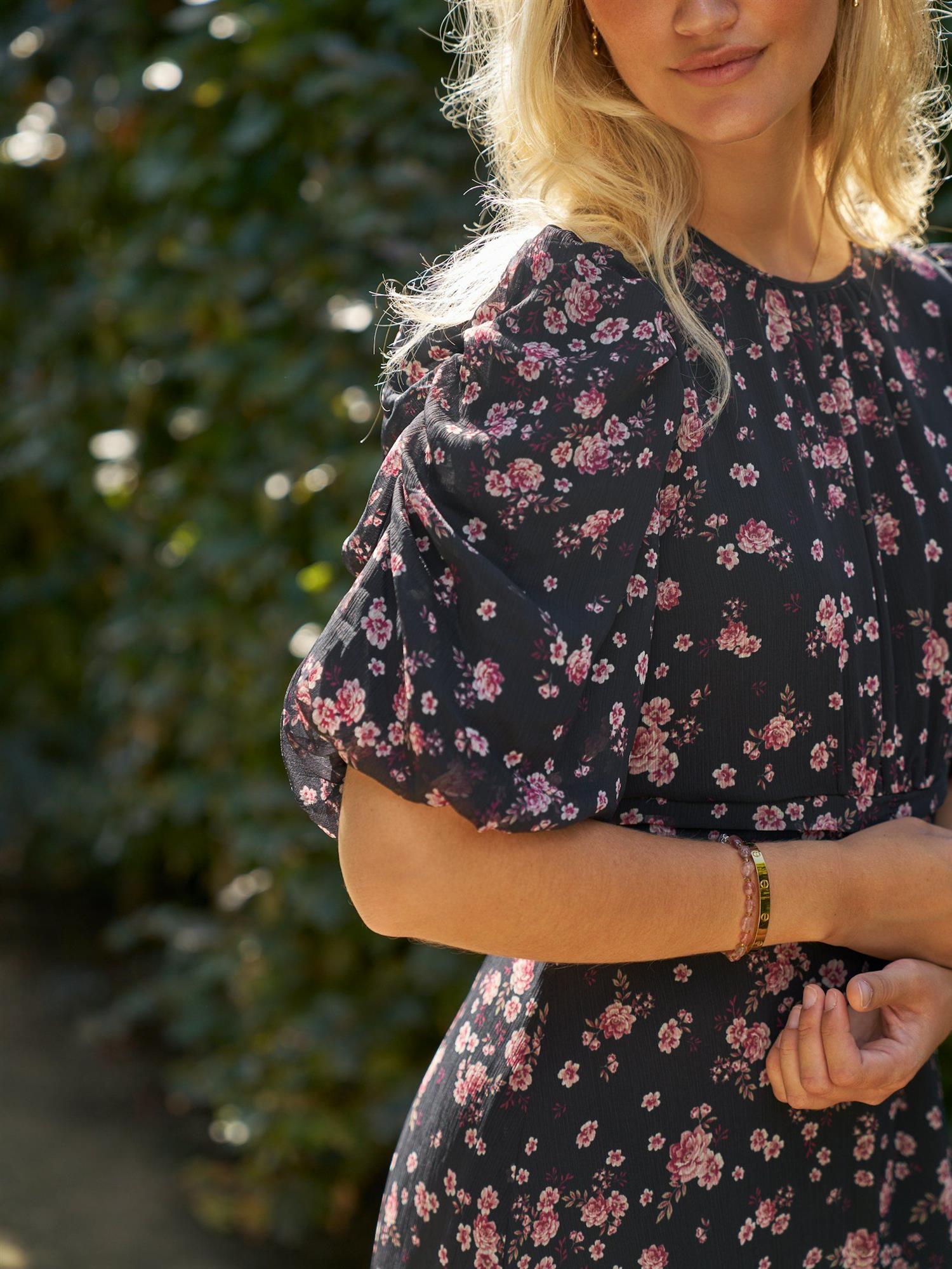 NEO NOIR Kikka Mini Flower Dress