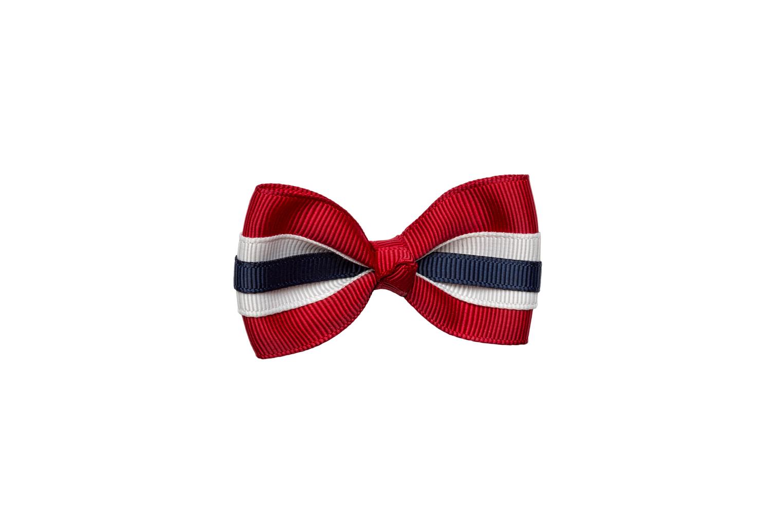 PRINSESSEFIN 17 Mai Babysløyfe med knute,7cm