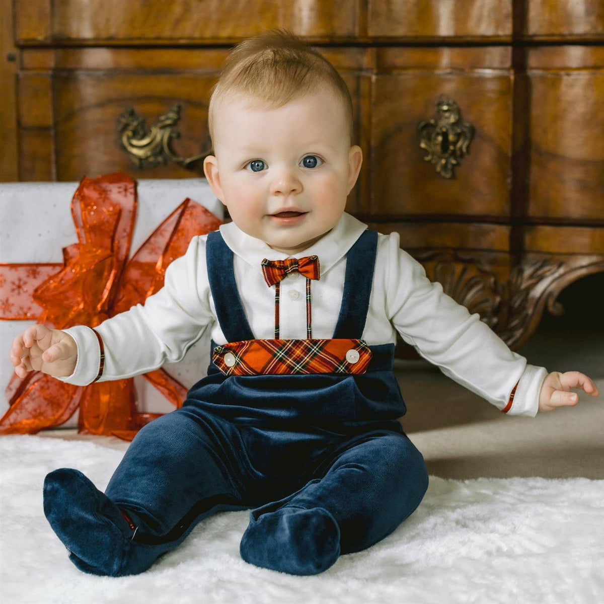 EMILE ET ROSE Kenneth Babydress Marineblå