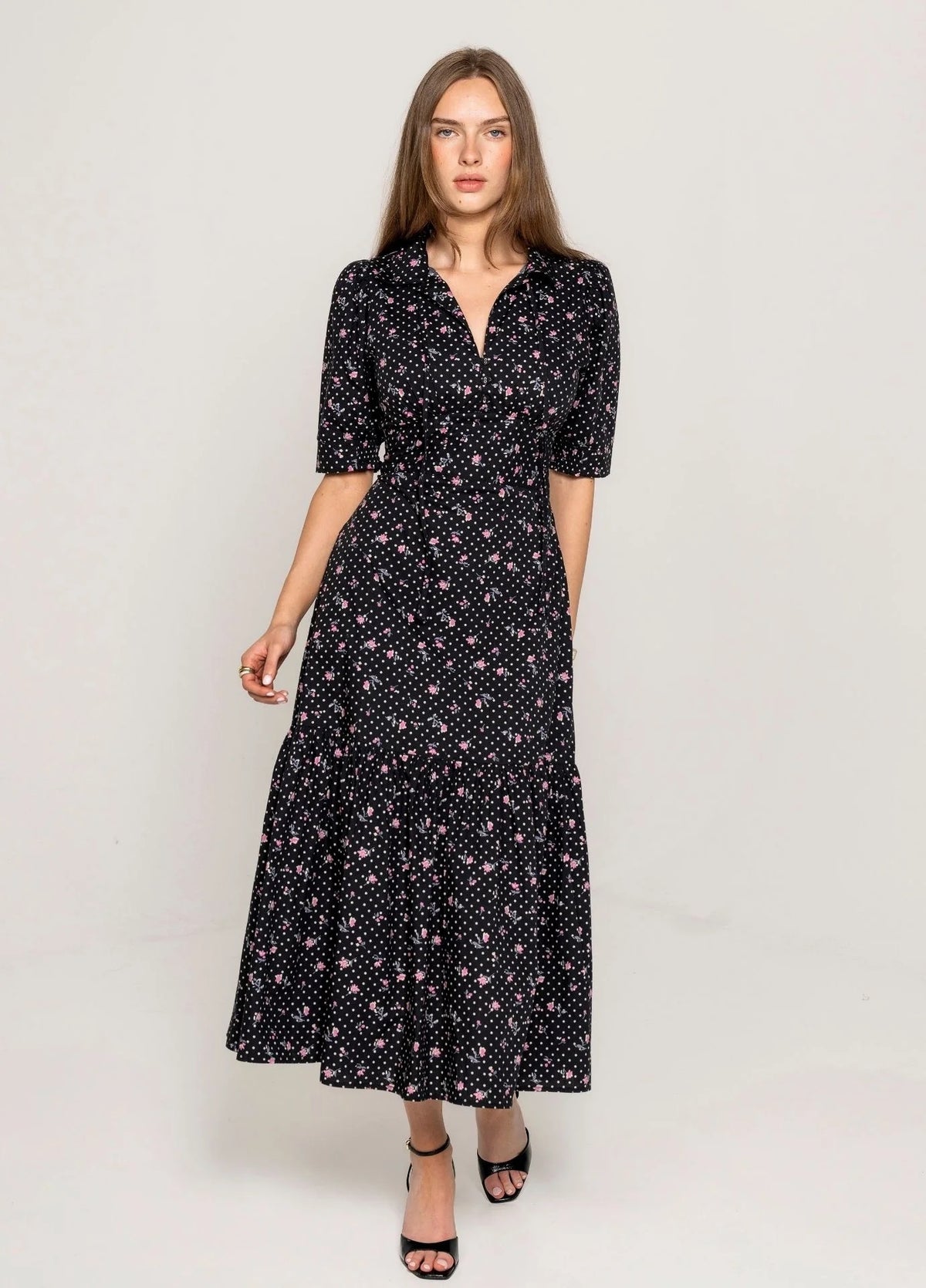 MISSMAYA Agatha Dress Polka Bloom