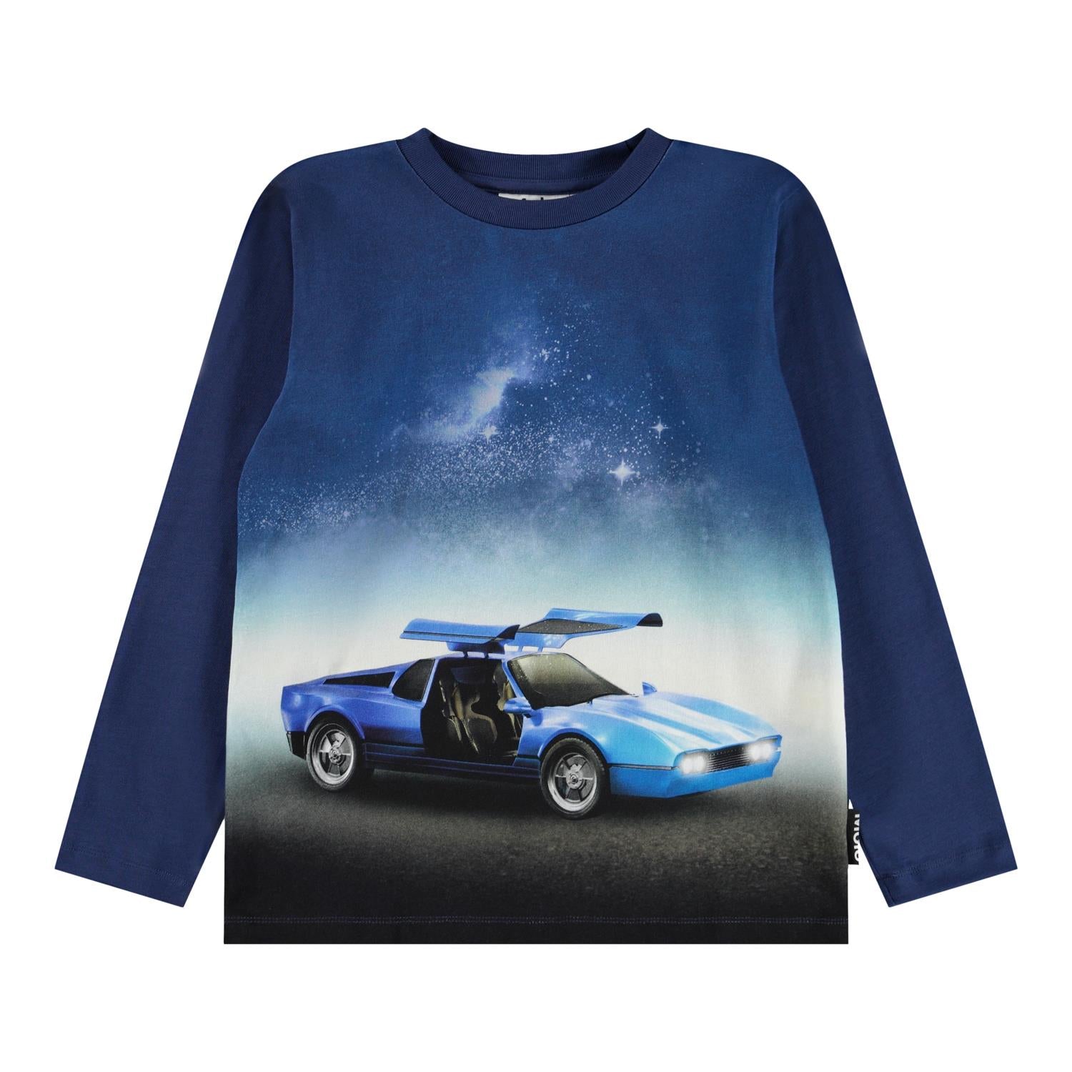 MOLO 4-12ÅR Reif genser,Car Mørkeblå